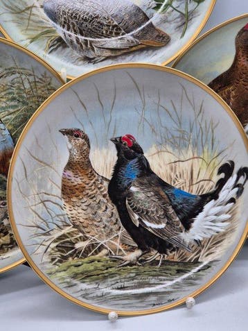 Haviland Limoges – Sammelteller-Set „Gamebirds of the World“