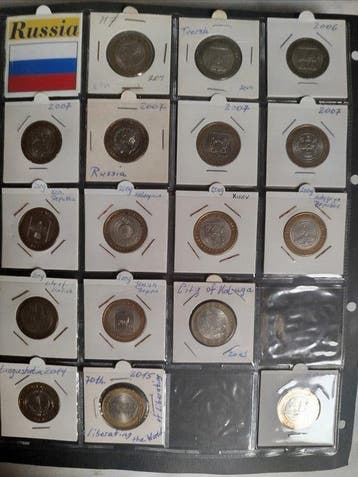 Rusland. Collection of 300+ coins, various metals and, Postzegels en Munten