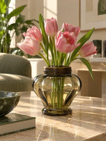 Verreries Doyen - Vase - FLORALIES - Rose bowl - Verre,
