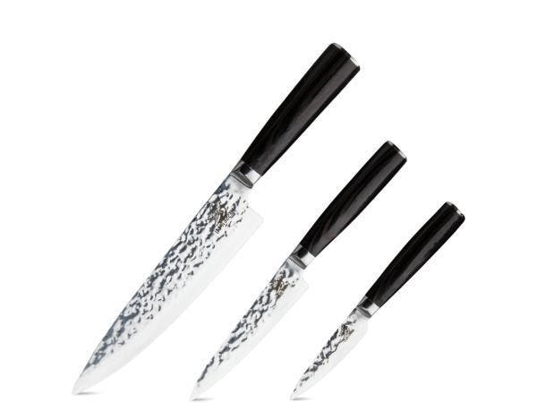 Veiling - Messerhai 3dlg Messenset RVS Tanoshi Medium, Maison & Meubles, Cuisine | Ustensiles de cuisine