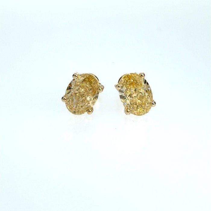 Zonder minimumprijs - Oorbellen - 14 karaat Geel goud -, Bijoux, Sacs & Beauté, Boucles d'oreilles