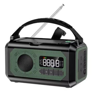12000mAh Radio Powerbank op Zonne-energie met Dynamo -, Verzenden