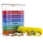 Pillendoosje 7 daags / 4 vakjes per dag - MULTICOLOR, Diversen, Ophalen of Verzenden, Nieuw