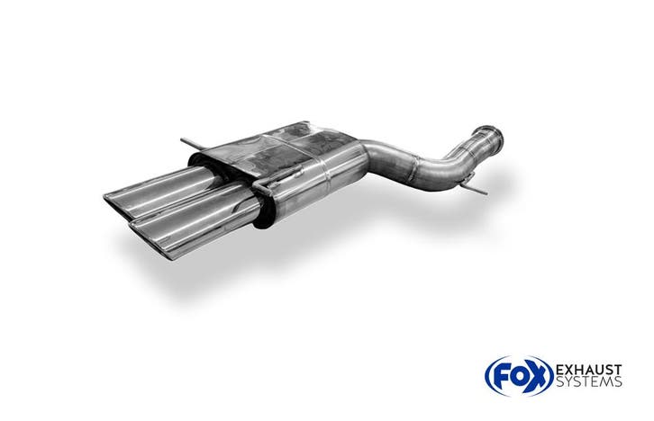 FOX Audi RS4 B5 einddemper 90mm - 2x106x71 Type 32, Autos : Pièces & Accessoires, Systèmes d'échappement, Envoi