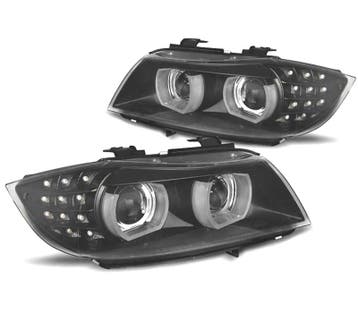 PHARES XÉNON AFS ANGEL EYES U 3D LED BMW E90 E91 08-12 FONDO, Autos : Pièces & Accessoires, Verzenden
