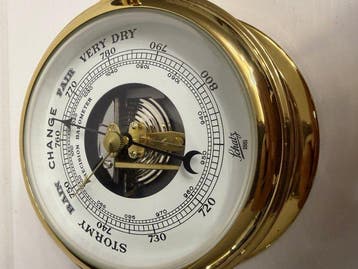 Shatz 1881 Marine barometer - Messing, Antiquités & Art