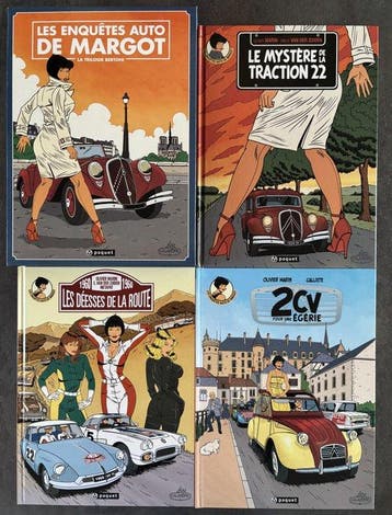 Les Enquetes Auto de Margot T1 à T3 + 3x dédicace - Cycle, Boeken, Nieuw