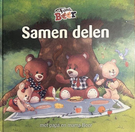 Familie Beer samen delen met papa en mama Beer 8719323682757, Livres, Livres Autre, Envoi