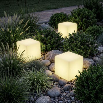 Lichtkubus Luminous Cube, LED, met afstandsbediening, Hobby en Vrije tijd, Verzenden, Nieuw