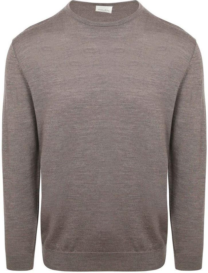 Profuomo Pullover Merinowol Taupe maat Maat 52/54 (L) Heren, Kleding | Heren, Truien en Vesten, Bruin, Nieuw, Maat 52/54 (L), Verzenden