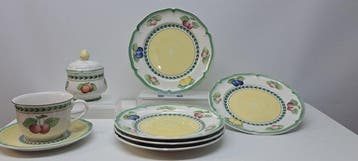 Villeroy & Boch - Koffie- en theeservies (8) - French Garden, Antiek en Kunst