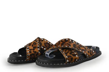 Sacha Slippers in maat 39 Panter, Slippers, Overige kleuren, Verzenden, Sacha