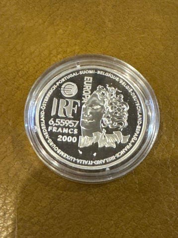 France. 6,55957 Francs 2000 Klassik Barock- 22,2g (Sans prix, Postzegels en Munten