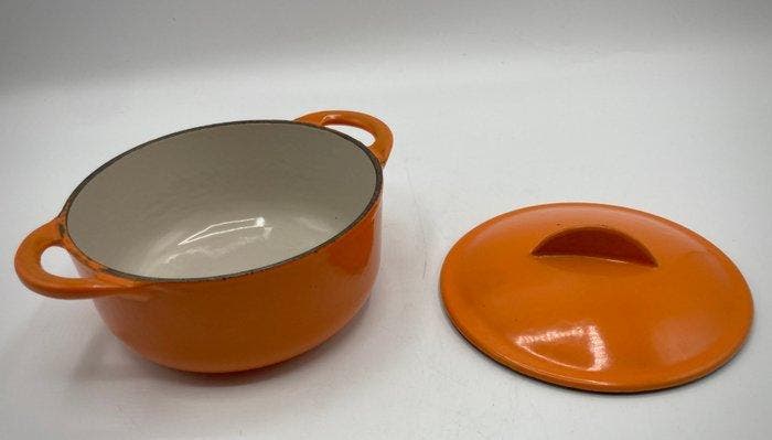 Le Creuset - Braadpan - bron, Emaille, Antiek en Kunst, Antiek | Keukengerei