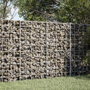 vidaXL Gabion met 3,5 mm Draad en 10x10 cm Gaas 150x100x100, Tuin en Terras, Verzenden, Nieuw