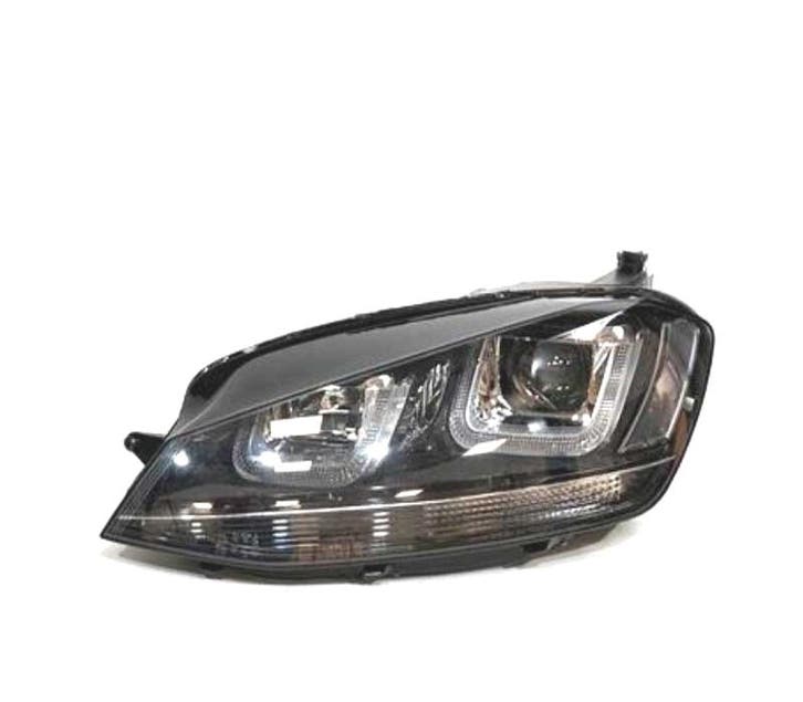 PHARE GAUCHE XENON VOLKSWAGEN VW GOLF 7 12-17 DRL NOIR, Auto-onderdelen, Verlichting, Verzenden