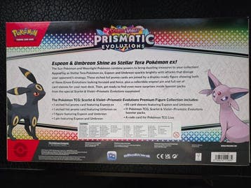 Prismatic evolutions collectie, Hobby en Vrije tijd, Verzamelkaartspellen | Pokémon, Nieuw