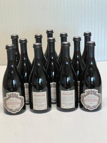 2014 Chateau de Pommard - Pommard - 12 Bouteilles (0,75 L), Collections, Vins