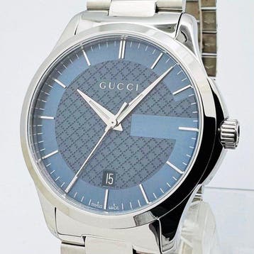 Gucci - G-Timeless Blue Dial - Sans prix de réserve - 142.3