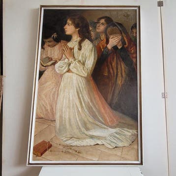 Italiaanse school (XIX) - Giovani donne in preghiera - XL