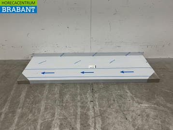 RVS Wandschap schap 130 x 50 cm Horeca, Ophalen of Verzenden, Nieuw in verpakking
