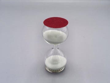 Sablier - PG-MIANI Argenteria - Argent 925, et verre soufflé