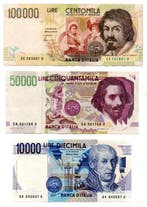 Italie. - 11 banconote - various dates (Sans prix de