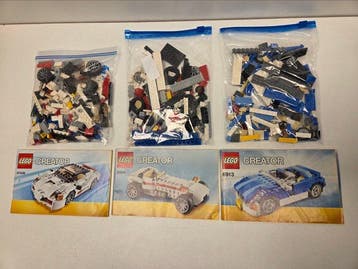 Lego Set - Creator - 2X Creator 3 in 1 Snelle Racewagen Lego, Nieuw