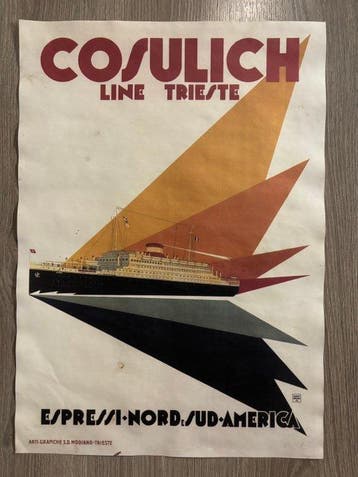 Anonymous - Cosulich Line Trieste - Espressi Nord e Sud