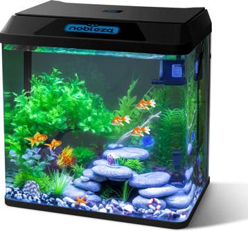 Aquarium Kit - 38.5x24x39 cm - 30L - Zwart - Nobleza, Verzenden