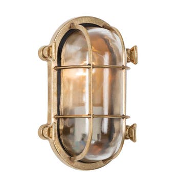 Scheepslampen & Maritiem Buitenlamp Elbe scheepslamp brons, Verzenden, Nieuw