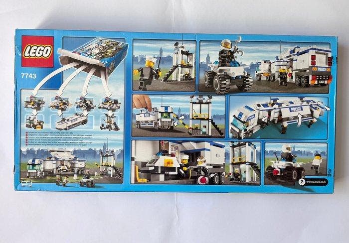 Lego Set - 7743 - City - Mobile Police Command Center!! New,, Kinderen en Baby's, Speelgoed | Duplo en Lego
