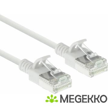 ACT Witte 7 meter LSZH U/FTP CAT6A datacenter slimline, Verzenden