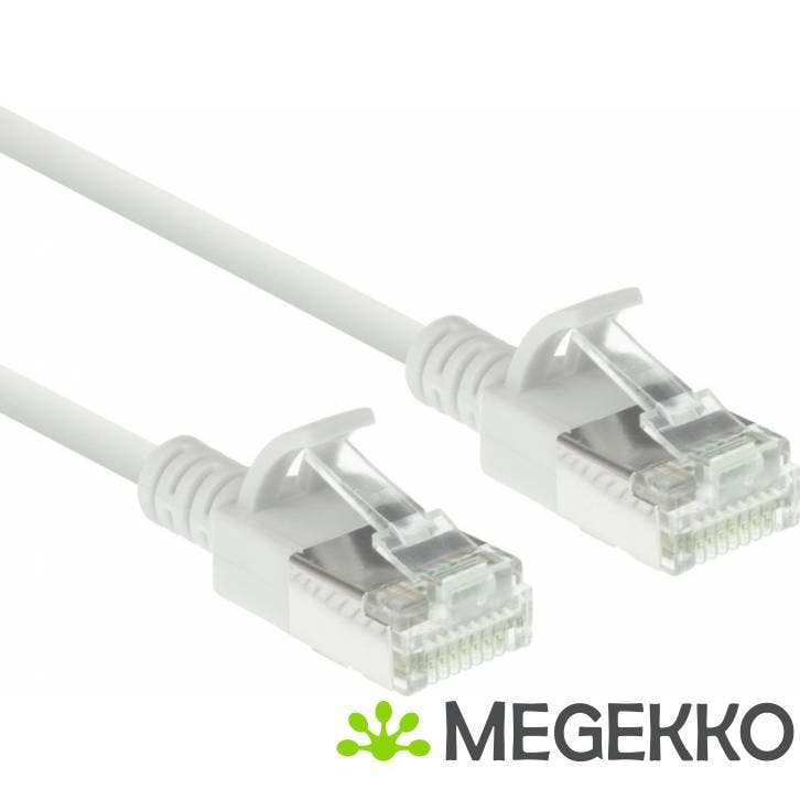 ACT Witte 7 meter LSZH U/FTP CAT6A datacenter slimline, Informatique & Logiciels, Pc & Câble réseau, Envoi