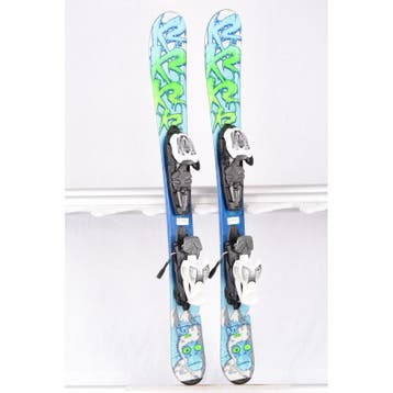 124 136 kinder skis K2 INDY blue/green + Marker 7, Sports & Fitness, Verzenden