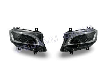 Volledig LED Koplampen voor Mercedes Benz Sprinter W907 W910, Ophalen of Verzenden