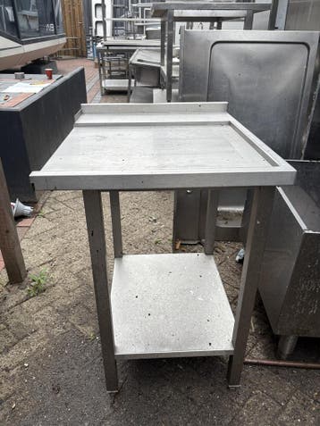 RVS afvoertafel 62x71x91cm (B x D x H) Wordt Schoongemaakt V, Ophalen of Verzenden