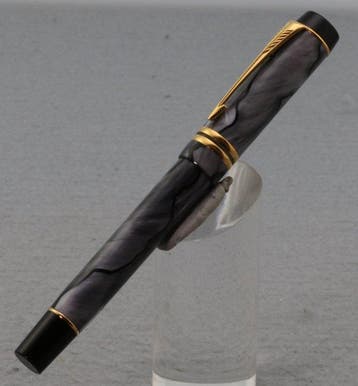 Parker - Duofold MKII International gray pearl - Stylo à