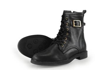 Giga Veterboots Meisjes in maat 37 Zwart, Verzenden, Jongen of Meisje, Schoenen, Zo goed als nieuw