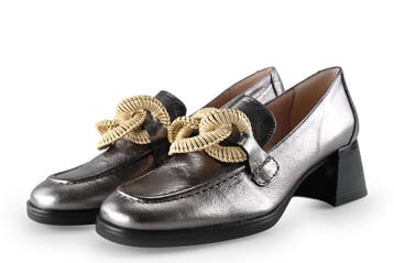 Hispanitas Loafers in maat 36 Zilver, Handtassen en Accessoires, Tassen | Damestassen, Verzenden, Zo goed als nieuw, Overige kleuren