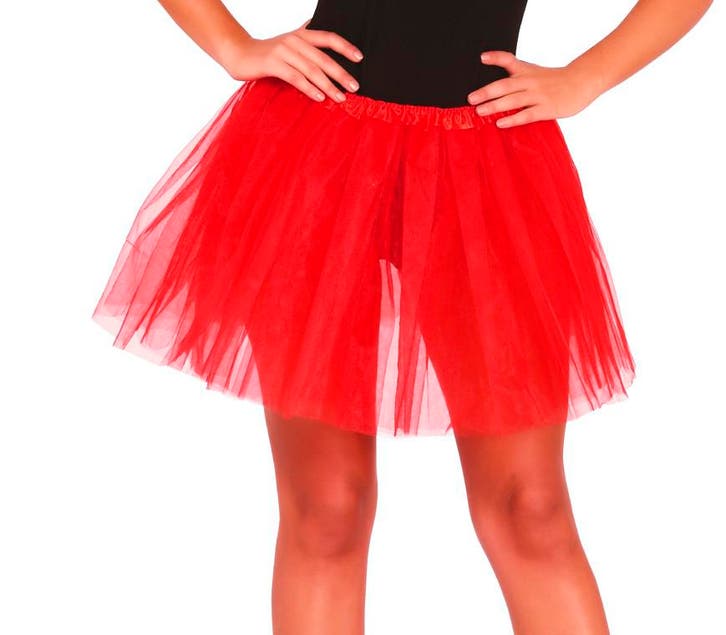 Rode Tutu 40cm, Hobby en Vrije tijd, Feestartikelen, Nieuw, Verzenden