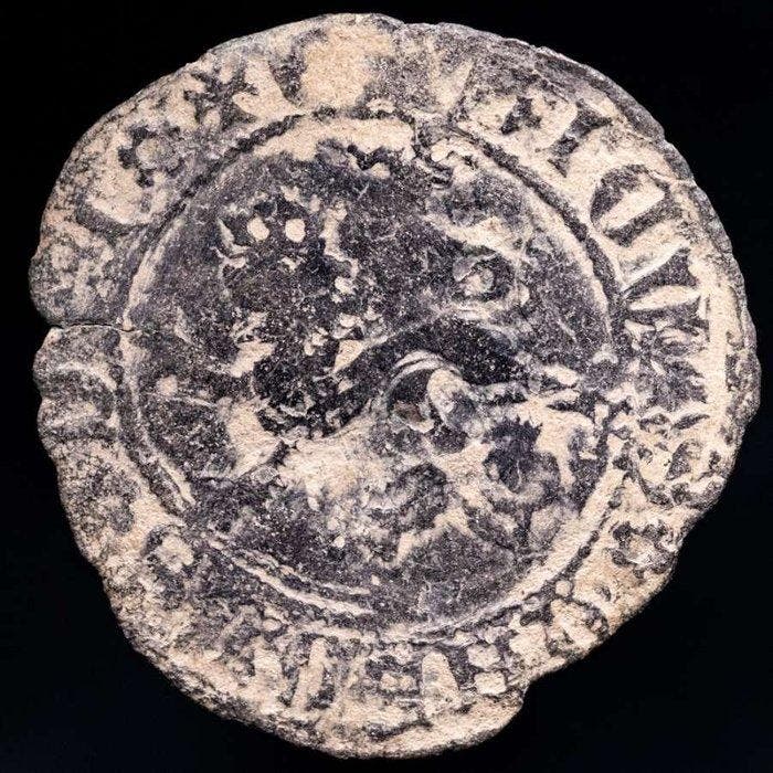 Koninkrijk van Castilië en Leon. Enrique IV (1399-1413)., Postzegels en Munten, Munten | Europa | Niet-Euromunten