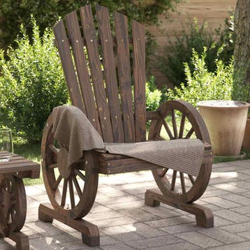 vidaXL Tuinstoel Adirondack massief vurenhout, Jardin & Terrasse, Verzenden