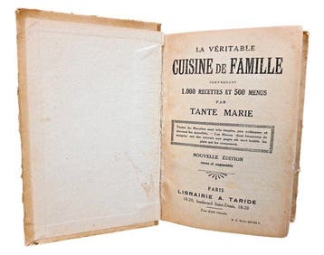 Tante Marie [Taride] - La Véritable Cuisine de Famille -