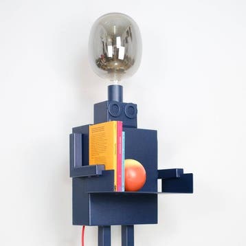 Mela - Edoardo Meloni - sculptuur, ROBOOK BULB BLU N2 - 120