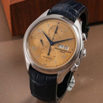 Baume & Mercier - Clifton Chronograph Champagne Dial -
