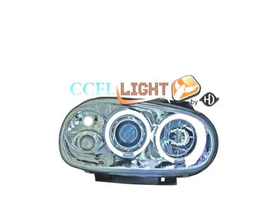 Phares Pour Volkswagen Vw Golf IV 98-02 Fond Chromé, Verzenden