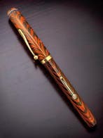 Pluma estilográfica - Watermans - Ideal No. 7 Red Ripple -, Nieuw