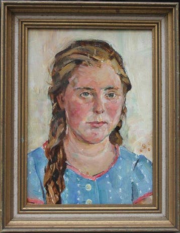 École autrichienne (XX) - Portrait of a girl