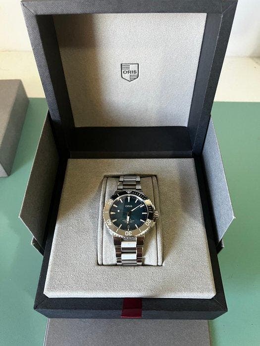 Oris - Aquis - 01 733 7732 4155 - Heren - 2010-2020, Bijoux, Sacs & Beauté, Montres | Hommes